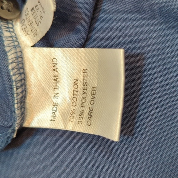 Ahead Men's Blue Short Sleeve Polo Shirt Size Medium Interlachen Country Club - Picture 7 of 9